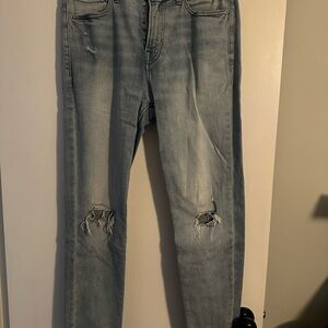 Express Light Blue Skinny Jeans